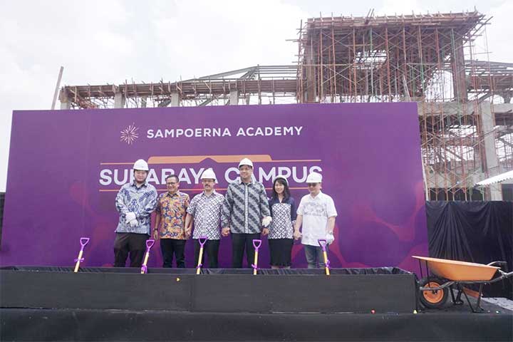 Sampoerna Academy Surabaya's Building Topping Off